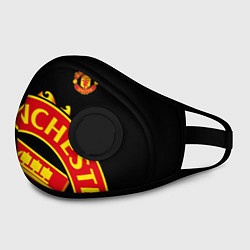 Маска с клапаном FC Man United: Black Exclusive, цвет: 3D-черный — фото 2