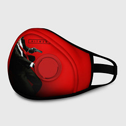 Маска с клапаном Hitman: Red Agent, цвет: 3D-красный — фото 2