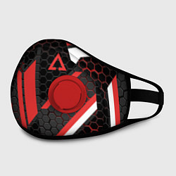 Маска с клапаном CS:GO CYREX CARBON, цвет: 3D-красный — фото 2