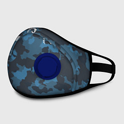 Маска с клапаном Team Liquid - Jersey pro 2019, цвет: 3D-синий — фото 2