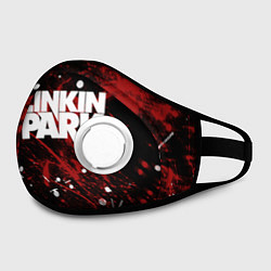 Маска с клапаном Linkin Park, цвет: 3D-белый — фото 2