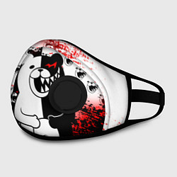 Маска с клапаном MONOKUMA, цвет: 3D-черный — фото 2