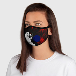 Маска с клапаном MONOKUMA, цвет: 3D-синий
