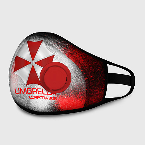 Маска с клапаном UMBRELLA CORP / 3D-Красный – фото 2