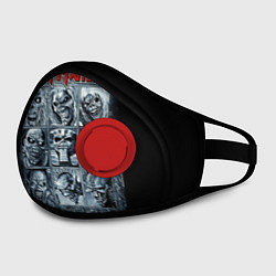 Маска с клапаном Iron Maiden, цвет: 3D-красный — фото 2