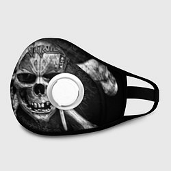 Маска с клапаном Iron Maiden, цвет: 3D-белый — фото 2