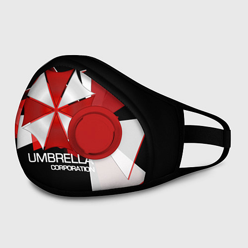 Маска с клапаном UMBRELLA CORP / 3D-Красный – фото 2