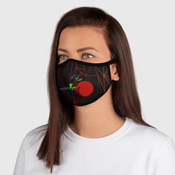 Маска с клапаном CSGO, цвет: 3D-красный