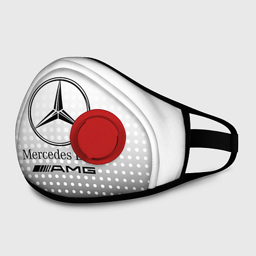 Маска с клапаном Mercedes-Benz / 3D-Красный – фото 2