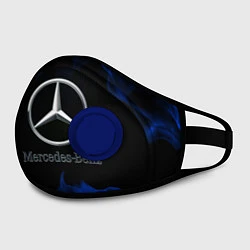 Маска с клапаном Mercedes, цвет: 3D-синий — фото 2