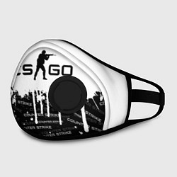 Маска с клапаном COUNTER STRIKE, цвет: 3D-черный — фото 2