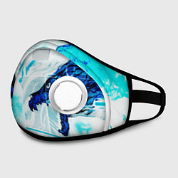 Маска с клапаном CS GO HOWL ВОЙ, цвет: 3D-белый — фото 2