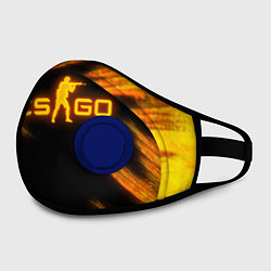 Маска с клапаном COUNTER STRIKE, цвет: 3D-синий — фото 2