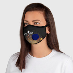 Маска с клапаном COUNTER STRIKE, цвет: 3D-синий