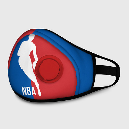 Маска с клапаном Эмблема NBA / 3D-Красный – фото 2