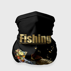 Бандана-труба Gold Fishing, цвет: 3D-принт