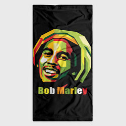 Бандана-труба Bob Marley Smile, цвет: 3D-принт — фото 2