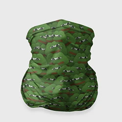 Бандана-труба Грустные лягушки, цвет: 3D-принт