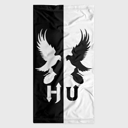 Бандана-труба HU: Black & White, цвет: 3D-принт — фото 2
