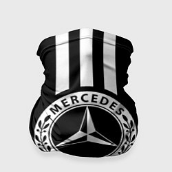 Бандана-труба Mercedes-Benz Black, цвет: 3D-принт