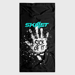 Бандана-труба Skillet: Sick of it, цвет: 3D-принт — фото 2