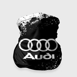 Бандана-труба Audi: Black Spray, цвет: 3D-принт