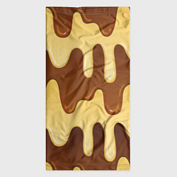 Бандана-труба Тающий шоколад, цвет: 3D-принт — фото 2