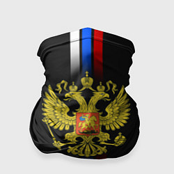 Бандана-труба Российский триколор, цвет: 3D-принт