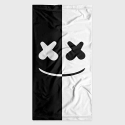 Бандана-труба Marshmello: Black & White, цвет: 3D-принт — фото 2