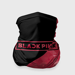 Бандана-труба Black Pink: Pink Polygons, цвет: 3D-принт