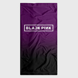 Бандана-труба Black Pink: Violet Gradient, цвет: 3D-принт — фото 2