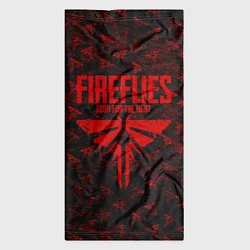 Бандана-труба Fireflies: Red Logo, цвет: 3D-принт — фото 2