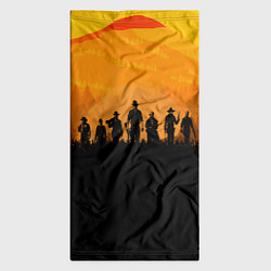 Бандана-труба Red Dead Redemption: Orange Sun, цвет: 3D-принт — фото 2