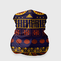 Бандана-труба Африканский узор, цвет: 3D-принт