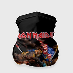 Бандана-труба Iron Maiden: USA Warriors, цвет: 3D-принт