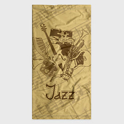 Бандана-труба Jazz - musical instruments, цвет: 3D-принт — фото 2
