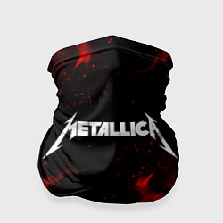 Бандана-труба METALLICA НА СПИНЕ, цвет: 3D-принт