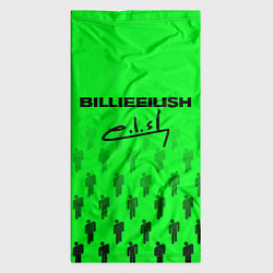 Бандана-труба Billie Eilish: Green Autograph, цвет: 3D-принт — фото 2