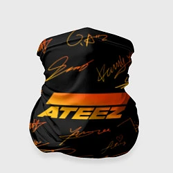 Бандана-труба ATEEZ АВТОГРАФЫ, цвет: 3D-принт