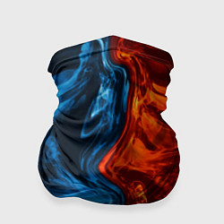 Бандана-труба Огонь и вода, цвет: 3D-принт