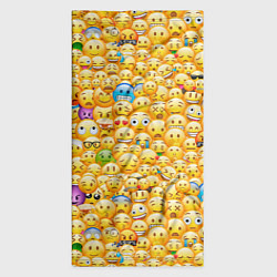 Бандана-труба Смайлики Emoji, цвет: 3D-принт — фото 2