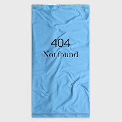 Бандана-труба 404 not found, цвет: 3D-принт — фото 2