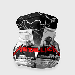 Бандана-труба Metallica, цвет: 3D-принт