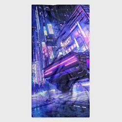 Бандана-труба Cyberpunk city, цвет: 3D-принт — фото 2