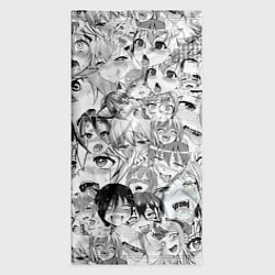 Бандана-труба Ahegao monochrome, цвет: 3D-принт — фото 2