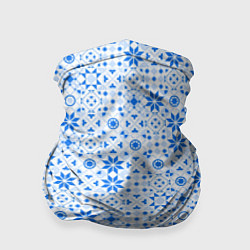 Бандана-труба Орнамент снежинки, цвет: 3D-принт