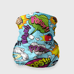 Бандана-труба Комиксы, цвет: 3D-принт