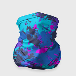 Бандана-труба Неоновые краски, цвет: 3D-принт