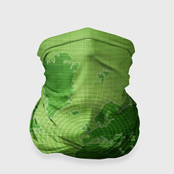 Бандана-труба Карта мира, цвет: 3D-принт