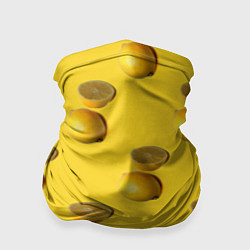 Бандана-труба Летние лимоны, цвет: 3D-принт